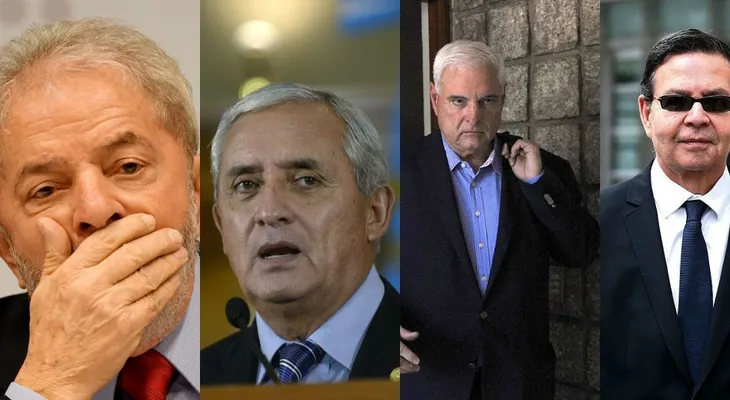 El mapa de los presidentes acusados de corrupción en América Latina
