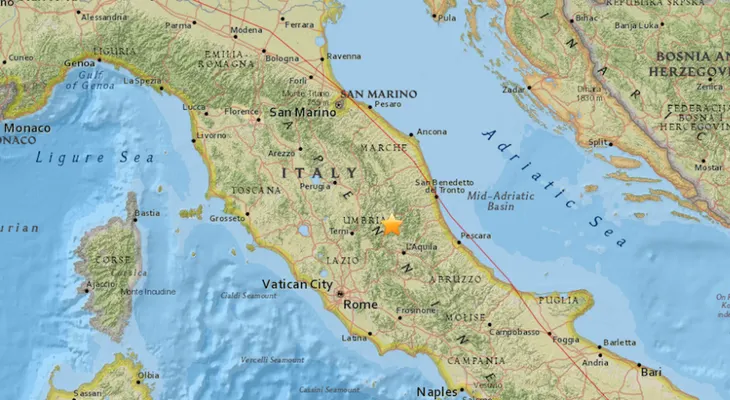 Tras sismo en Italia, avalancha deja al menos 20 personas atrapadas