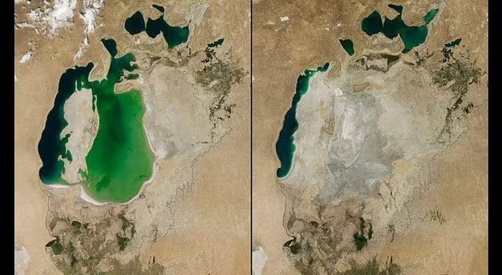 NASA: Impactantes imágenes del antes y después del calentamiento global