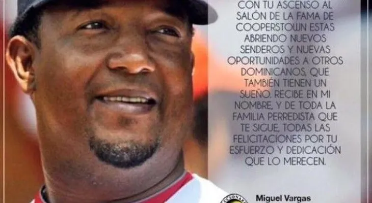   Miguel Vargas: Pedro Martínez se convierte en paradigma nacional