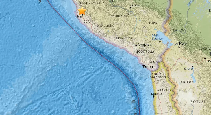 Se registra sismo en Perú