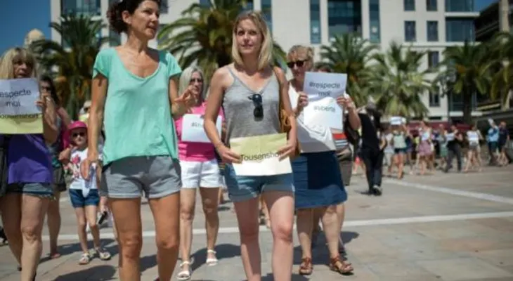 Golpean a varios hombres en Francia porque sus mujeres iban en pantalones cortos