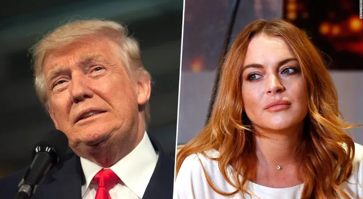 Trump dijo sobre Lindsay Lohan: Las mujeres "perturbadas" son "siempre mejores en la cama"