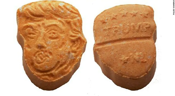 La policía de Alemania incauta 5.000 pastillas de éxtasis con el rostro de Trump