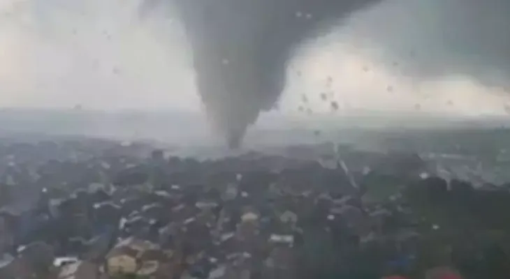 Tornado deja un muerto y 79 heridos en China
