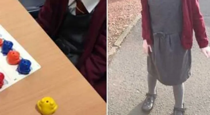 Esta niña pasó 1 día en el colegio e hizo llorar a la maestra. ¡Pero el motivo es enternecedor!