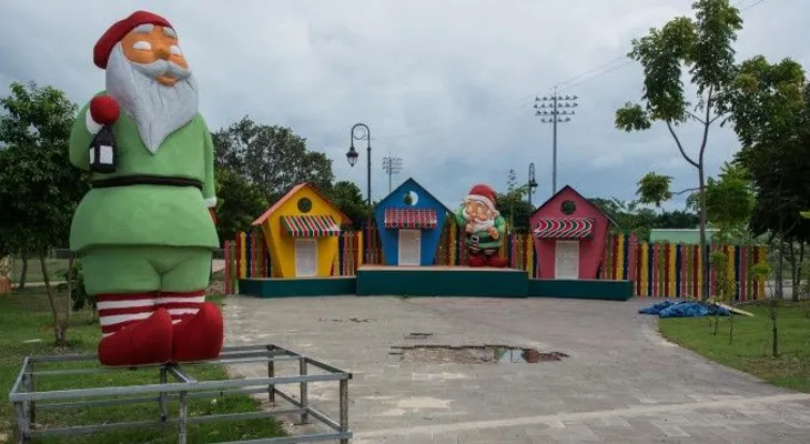 Alcalde no sabe cuánto costó parque "Vive la Navidad 2016"