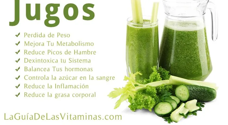  2 Jugos verdes que ayudan a bajar de peso 