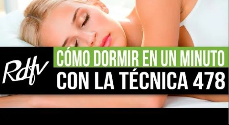 ¡EXCELENTE! Una técnica te hace Dormir en un Minuto (VIDEO)