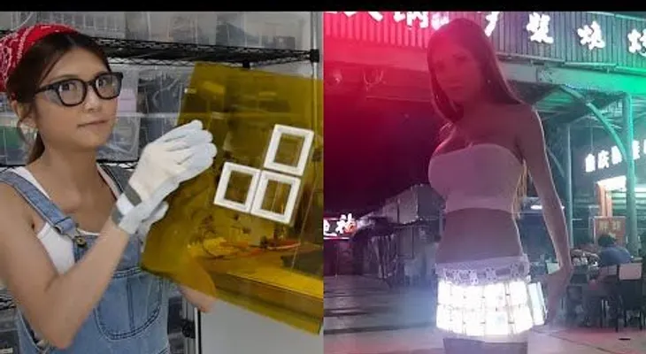 Crean una minifalda "hipnótica"