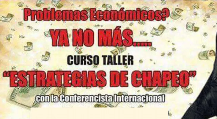 Se trata de una broma de mal gusto anuncio de "taller de chapeo" que circula en las redes