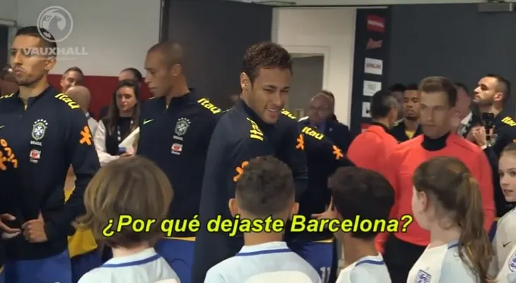 Ante la pregunta indiscreta de un niño, Neymar revela por qué se fue del Barcelona