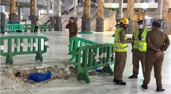 65 muertos por colapso de una grúa en mezquita de la Mecca