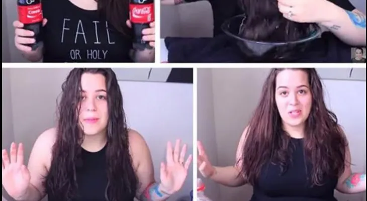 No creerás los resultados, si lavas tu cabello con Coca Cola (VIDEO)