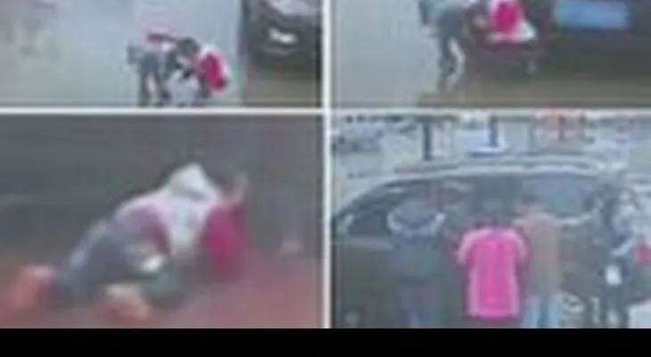 Dos niños se salvan de milagro, tras ser arrollado por su propio padre (VIDEO)