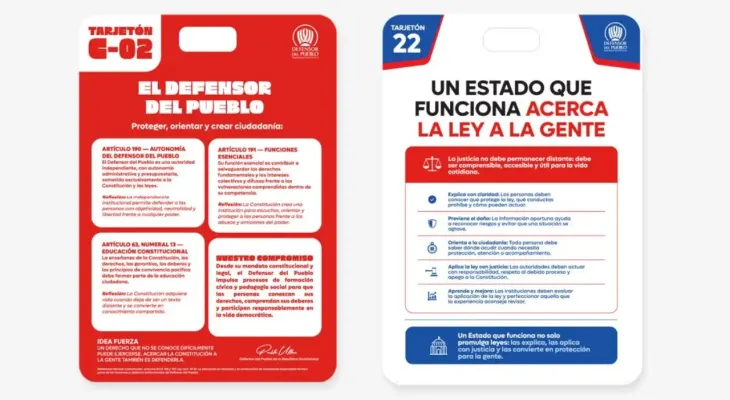 Defensor del Pueblo lanza estrategia 'Código Penal para la Ciudadanía' con jornadas territoriales