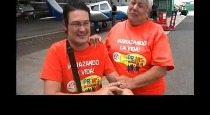 Vea cómo personas con esclerosis tienen la oportunidad de volar (VIDEO)