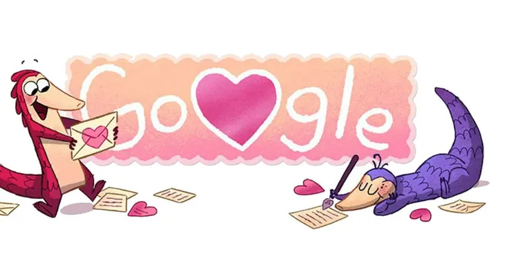 Amor de pangolín: el tierno 'doodle' y videojuego de Google para el día de San Valentín