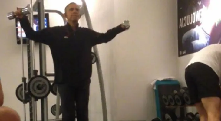 Un video robado de Obama haciendo pesas revoluciona Internet