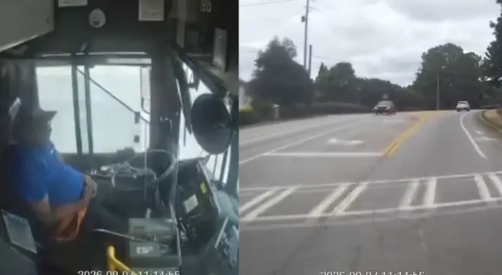 Video muestra a conductor de autobús de MARTA dormido al volante antes de chocar contra un árbol en Georgia