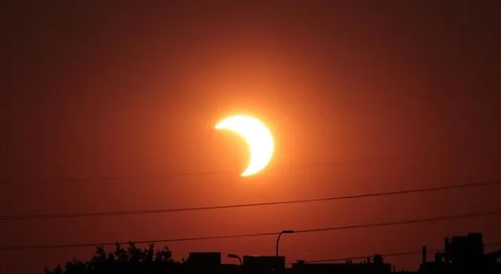 Este jueves habrá un eclipse parcial de sol