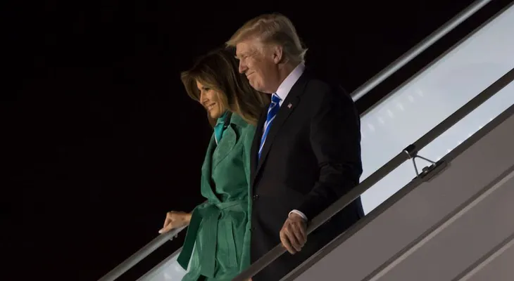 Trump inicia un viaje al extranjero fundamental con la visita a Polonia