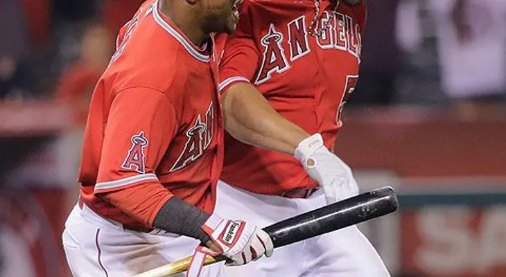 Pujols y Aybar unidos por la amistad en los Angelinos.