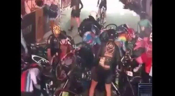 Se paró una moto y esto fue lo que pasó