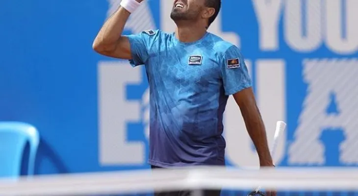 Víctor Estrella vuelve hacer historia para el tenis de RD; pasa a la final ATP de Quito 