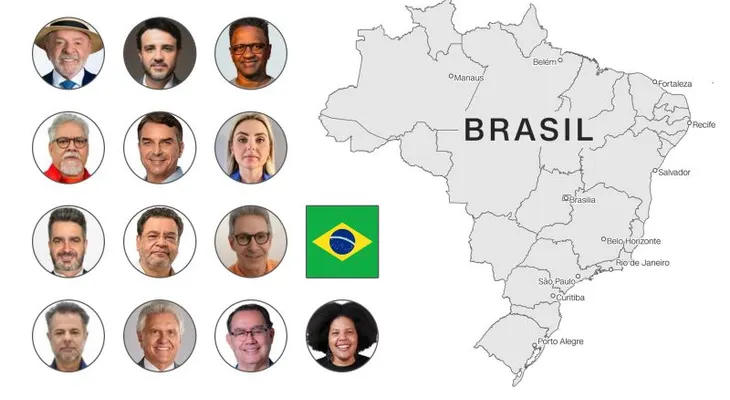Mapa de resultados de la primera vuelta presidencial en Brasil 2026: dónde gana cada candidato