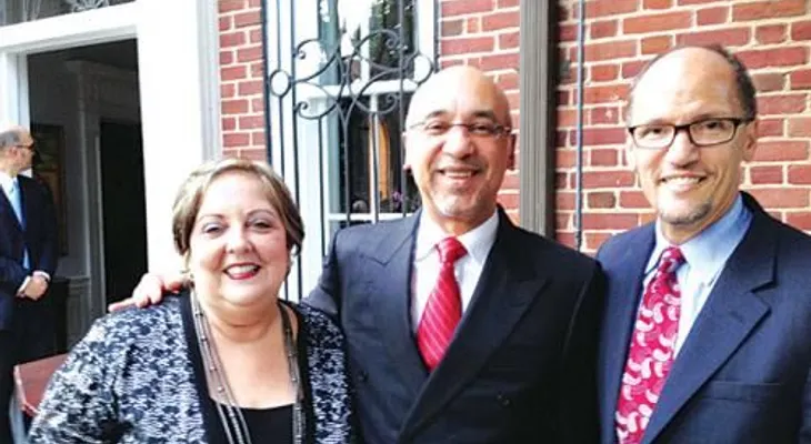 Embajada en Washington festeja a Thomas Pérez