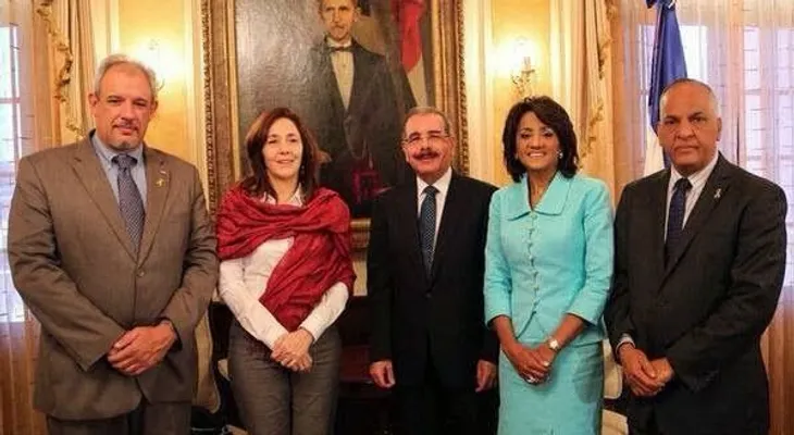 Presidente Medina recibe a Mariela Castro, hija del gobernante cubano 