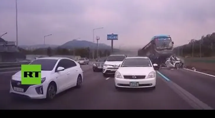 No es una película, sino un accidente de la vida real