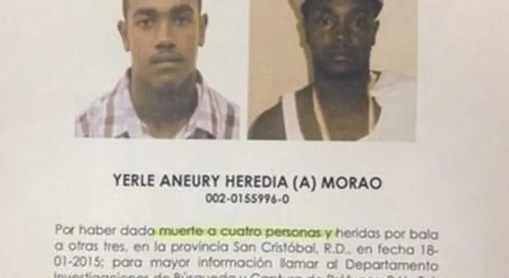 Se suicida de un disparo Yerle Aneury Heredia, quien mató a 4 personas en SC