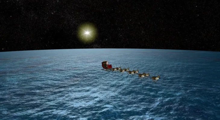 Cómo un error de tipeo fue el origen del rastreador de Santa Claus