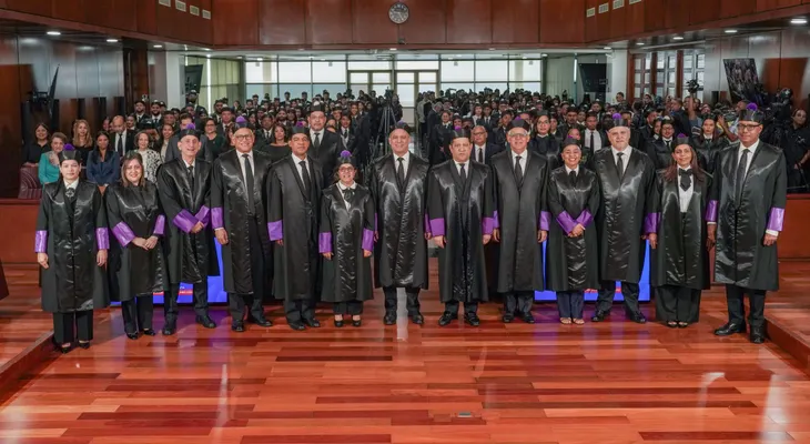 Henry Molina destaca logros históricos de su gestión en la eficiencia judicial y la digitalización durante la XXXIX Juramentación de Abogados 