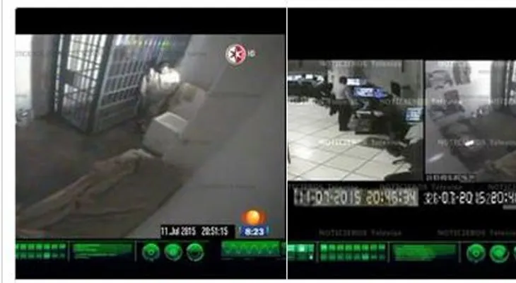 Divulgan un VIDEO revela posible complicidad policías en fuga del Chapo; tardaron 26 minutos 
