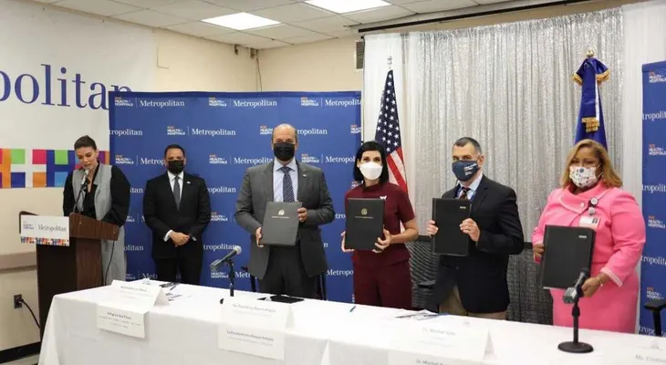 Primera Dama y NYC Health + Hospitals firman acuerdo en beneficio de la comunidad dominicana en NY
