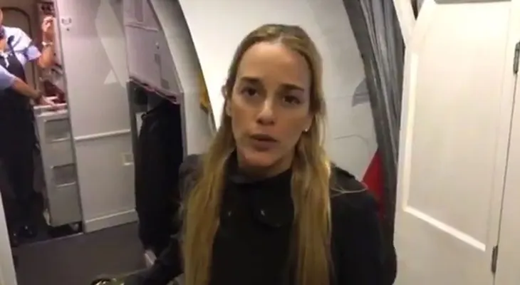 Lilian Tintori: "Rafael Correa me expulsa de Ecuador porque es cómplice de la dictadura de Nicolás Maduro"
