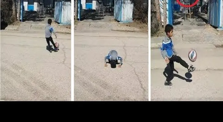 Video viral del niño iraní de 7 años 