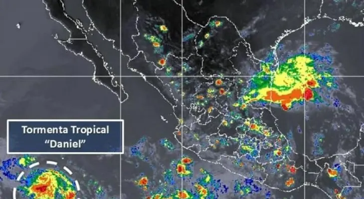 Se forma la tormenta tropical Daniel en el Pacífico lejos de costas mexicanas