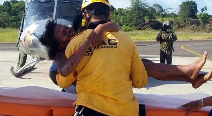 Mujer y su bebé sobreviven a accidente aéreo en Colombia 
