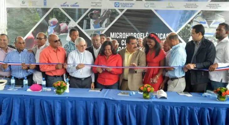 Dos microhidroeléctricas entran al sistema energético Elías Piña con inversión de RD$27 millones