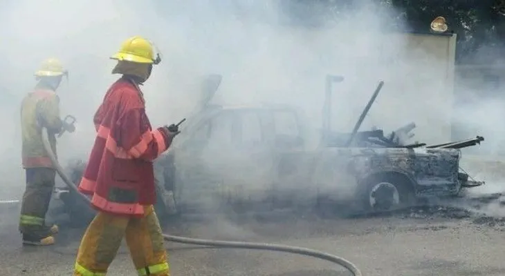 Dos heridos al explotar envasadora de gas en La Vega