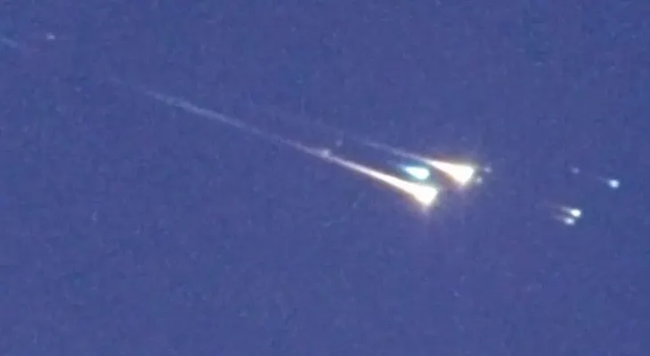 Objeto espacial entra en la atmósfera terrestre (VIDEO)