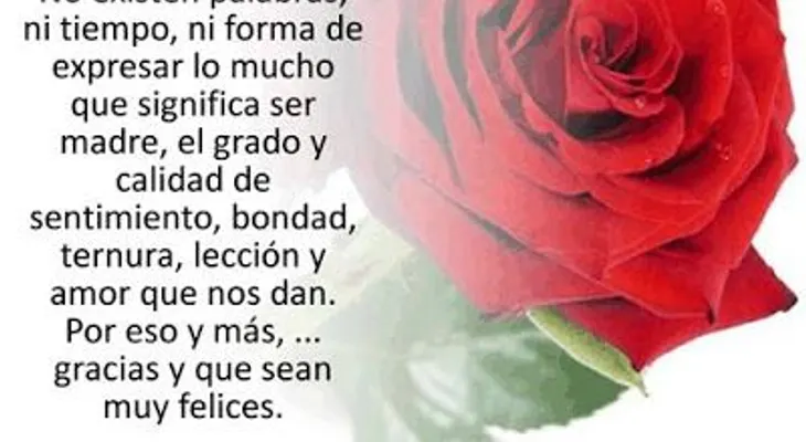 Frases para agradarla en este Día de las Madres o cualquier fecha del año