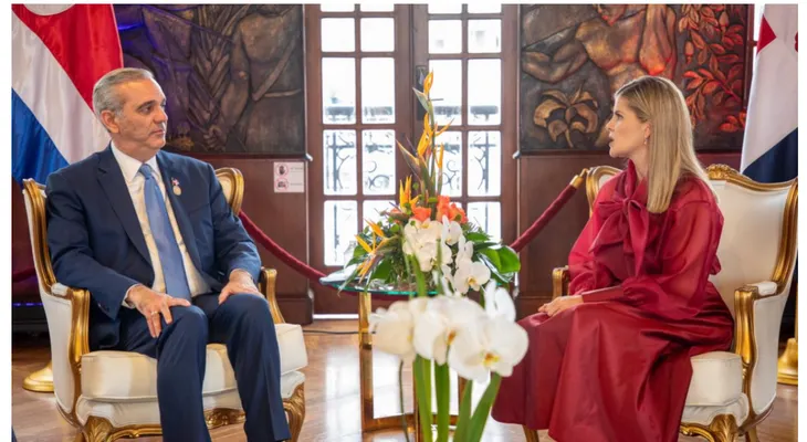 Abinader se reúne con presidenta electa Laura Fernández