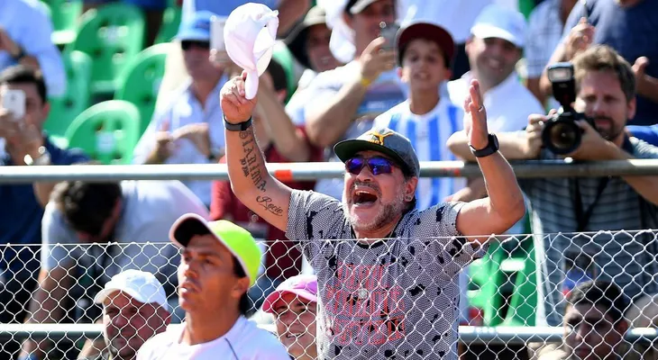 La molestia de Berlocq con Maradona: "Le pedí que se callara"