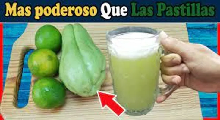 Una tayota para los riñones, diabetes, bajar de peso y tener un rostro impecable