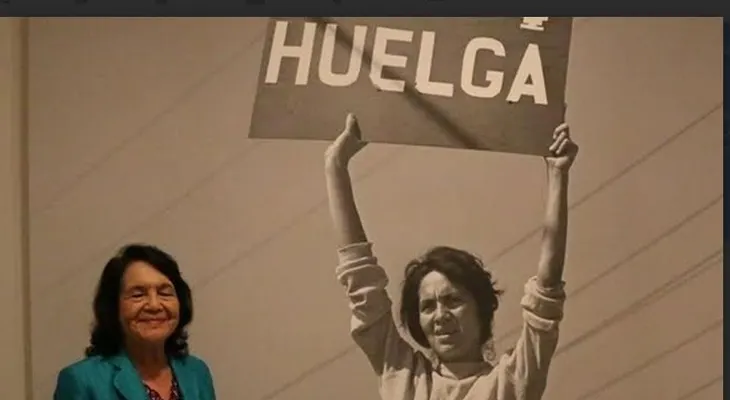 La legendaria Dolores Huerta apoya boicot contra Donald Trump.  
